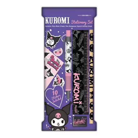Sanrio Kuromi 6 db-os írószer csomag termékfotó