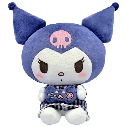 Sanrio Kuromi Pyjama Style M plüss figura 22 cm     termékfotó