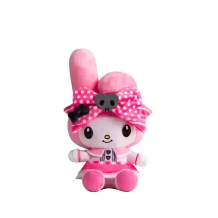 Sanrio plüss figura My Melody Pink Black Party Anniversary Edition 22 cm   termékfotó