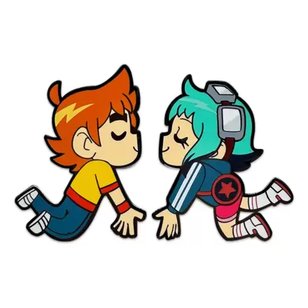 Scott Pilgrim Scott & Ramona Kissing kitűző 5 cm termékfotó