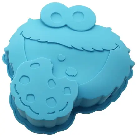 Sesame Street Cookie Monster blue szilikon sütőforma  termékfotó