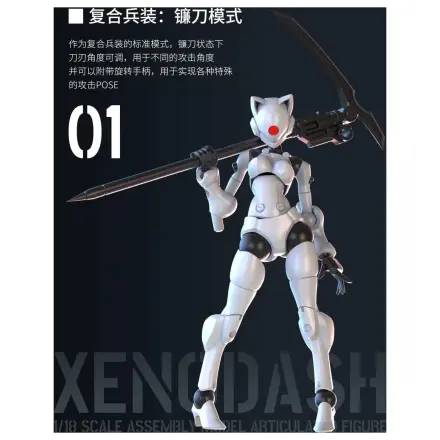 SHEIK MAINLAND Xenodash (White) modell készlet 1/18 termékfotó