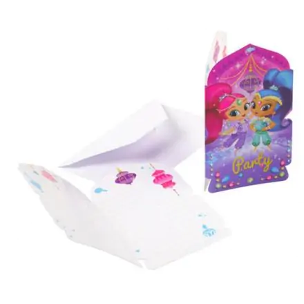 Shimmer és Shine Party Meghívó 8 db-os termékfotó
