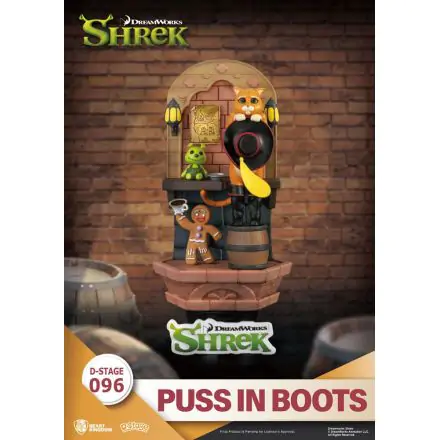 Shrek D-Stage Puss In Boots Closed Box Version PVC Dioráma 15 cm termékfotó