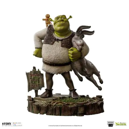 Shrek Deluxe Art Scale 1/10 Shrek, Donkey and The Gingerbread Man szobor figura 26 cm termékfotója