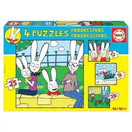 Simon Progressive puzzle 12-16-20-25db-os termékfotó