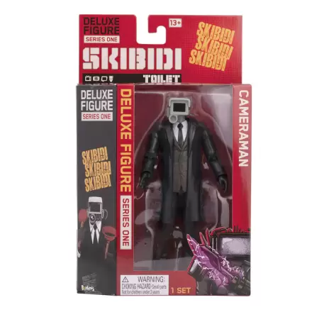 Skibidi Toilet Cameraman figura 16cm termékfotó