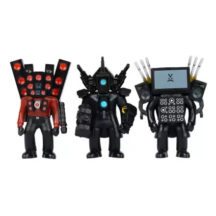 Skibidi Toilet Titan Collection 3db-os figura csomag termékfotó