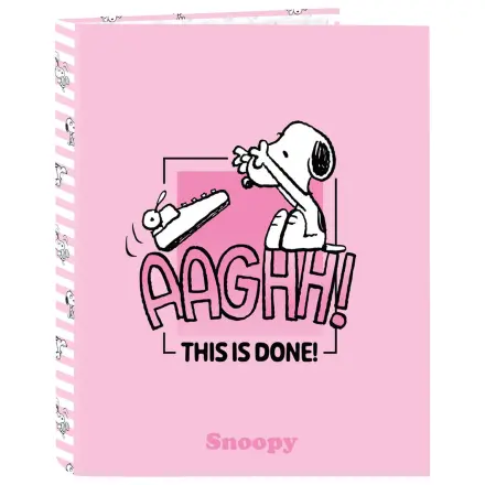 Snoopy A4 gyűrűs irattartó mappa termékfotó