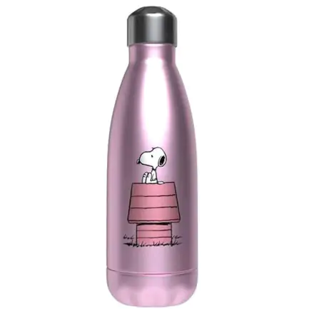 Snoopy Pink Kennel rozsdamentes acél palack kulacs 550ml termékfotója