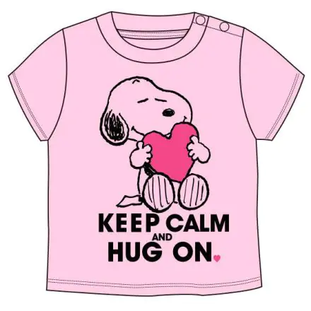 Snoopy rózsaszín kisgyerek baby póló termékfotó