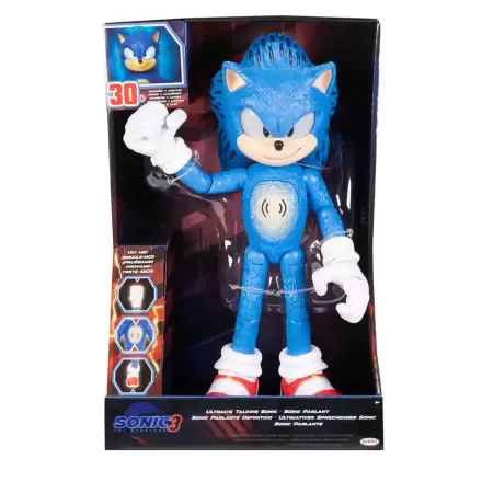 Sonic 3 The Movie interaktív Sonic figura 35cm termékfotó
