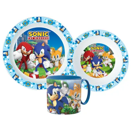 Sonic Adventure étkészlet, micro műanyag szett bögrével 265 ml termékfotó
