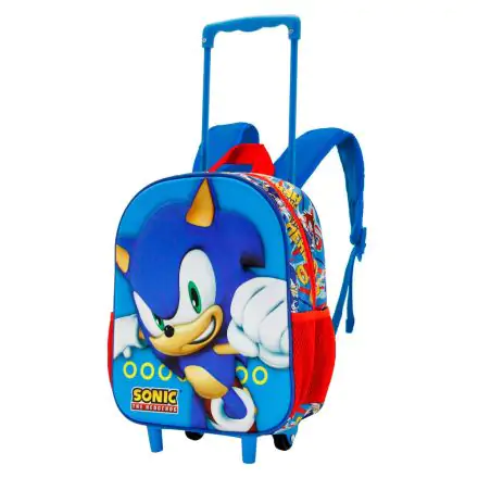 Sonic Fast 3D gurulós táska 34cm termékfotó