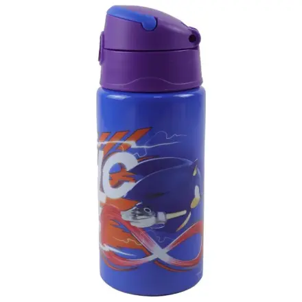 Sonic Get Me alumínium szívószálas kulacs akasztóval 500 ml termékfotó