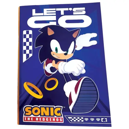 Sonic Let's Go B/5 vonalas füzet 40 lapos termékfotó
