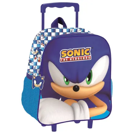 Sonic Modern gurulós ovis 3D hátizsák, táska 32 cm termékfotó