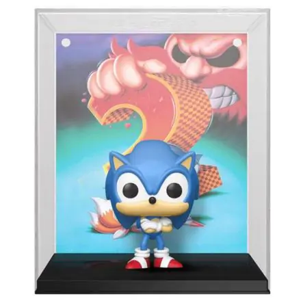 Sonic the Hedgehog 2 POP! Game Cover Vinyl figura Sonic 9 cm termékfotója