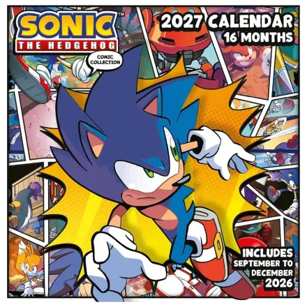 Sonic the Hedgehog (2027) falinaptár termékfotó