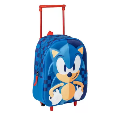 Sonic the Hedgehog 3D gurulós táska 31cm termékfotó