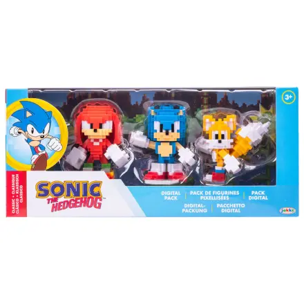 Sonic The Hedgehog 3db-os figura csomag 6cm termékfotó