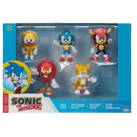 Sonic the Hedgehog 5db-os figura csomag 6cm termékfotója