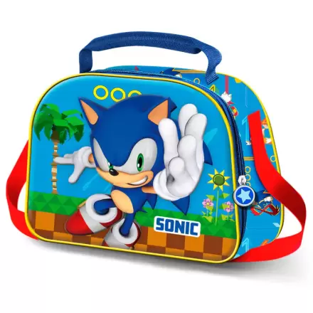 Sonic the Hedgehog Faster 3D uzsonnás táska termékfotója