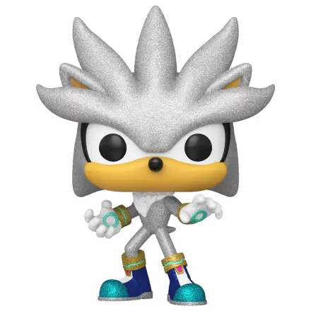 Sonic The Hedgehog Funko POP! Games Vinyl figura Silver The Hedgehog (FL) 9 cm termékfotó