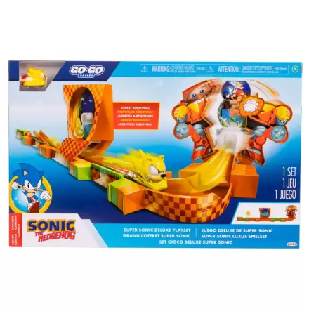 Sonic - The Hedgehog Go Go Racers Launching ramps Deluxe Mini figura játékkészlet termékfotója