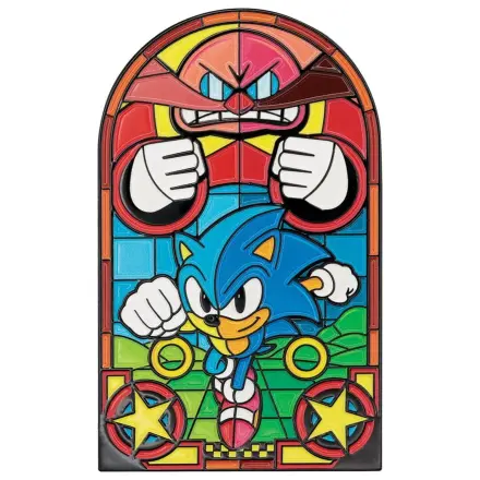 Sonic The Hedgehog Ingot Stained Glass Window Style 60 cm termékfotó