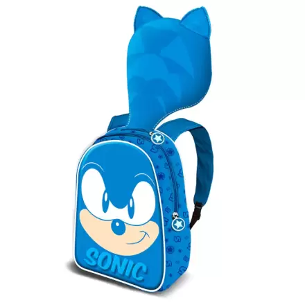 Sonic the Hedgehog kapucnis táska hátizsák 31cm termékfotó