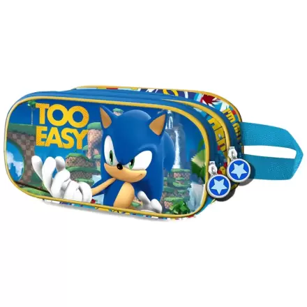 Sonic the Hedgehog könnyedén dupla 3D tolltartó termékfotó