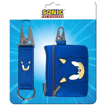 Sonic the Hedgehog kulcstartó és pénztárca csomag termékfotó