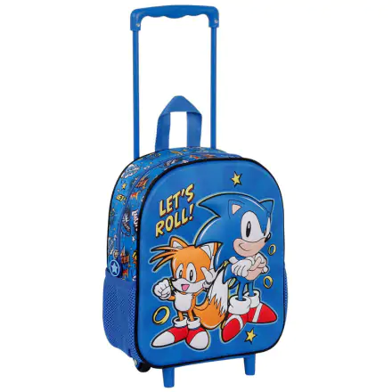 Sonic The Hedgehog Lets Roll 3D gurulós táska 34cm termékfotó