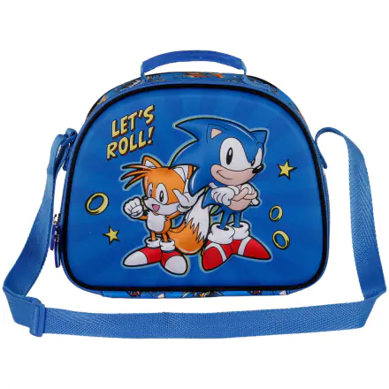 Sonic The Hedgehog Lets Roll 3D uzsonnás táska termékfotója