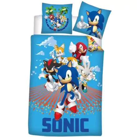 Sonic The Hedgehog mikroszálas ágyneműhuzat 90cm termékfotója