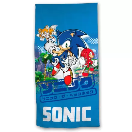 Sonic The Hedgehog mikroszálas strand törölköző termékfotó