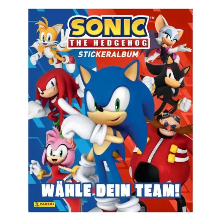 Sonic the Hedgehog német nyelvű matrica album termékfotója