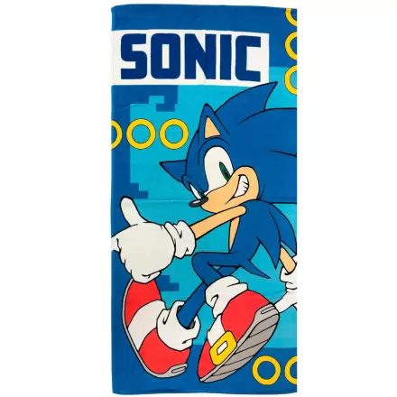 Sonic The Hedgehog pamut strand törölköző termékfotója