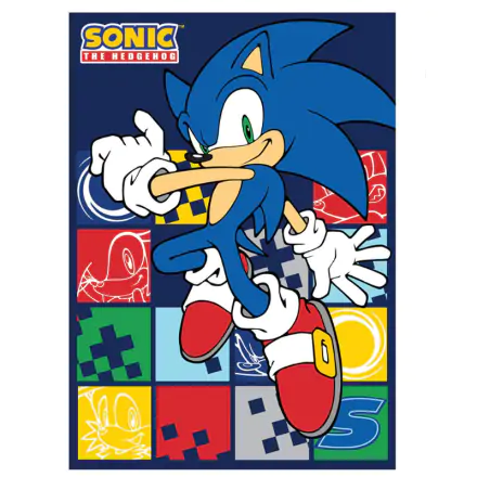 Sonic the Hedgehog pléd takaró termékfotója