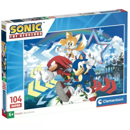 Sonic the Hedgehog puzzle 104db-os termékfotója