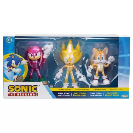 Sonic the Hedgehog Ultimate Team Up 3db-os figura csomag 10cm termékfotója