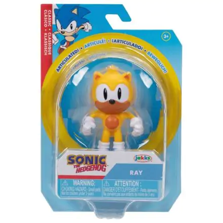 Sonic The Hedgehog Wave 9 Ray figura 6 cm termékfotó