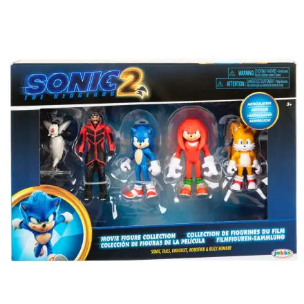 Sonic The Hedgehog Sonic 2 5db-os figura csomag 6cm termékfotója