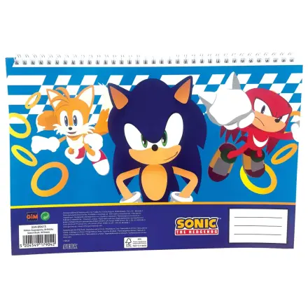 Sonic Trio A/4 spirál vázlatfüzet, 30 lapos termékfotó
