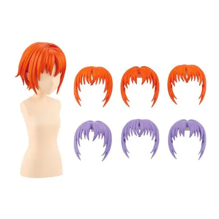Sousai Shojo Teien 1/10 After School Short Wigs Type A Orange & Purple modell készlet kiegészítő csomag termékfotó