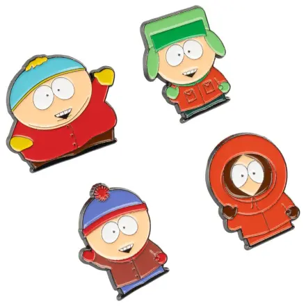 South Park 4 db-os kitűző csomag termékfotó