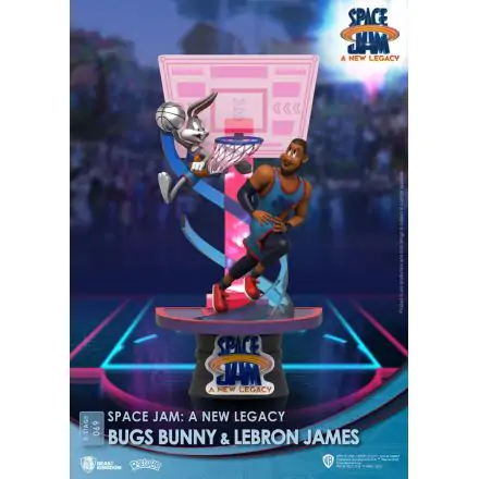 Space Jam: A New Legacy D-Stage Bugs Bunny & Lebron James New Version PVC Diorama szobor 15 cm termékfotója