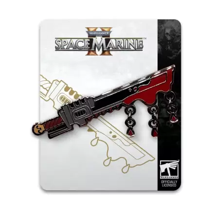 Space Marine 2 Chainsword kitűző 5 cm  termékfotó