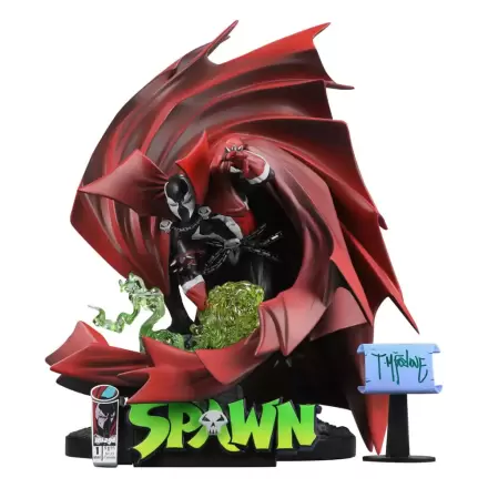 Spawn 1/10 Spawn #1 (Black White & REd All Over) szobor figura 24 cm termékfotója